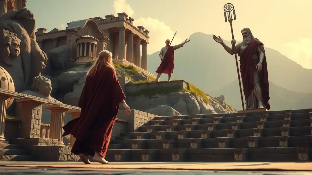 Como Zeus decidia o destino dos heróis na mitologia grega